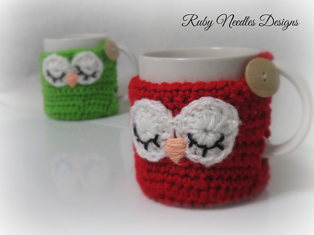 Owl Cup Cozy
