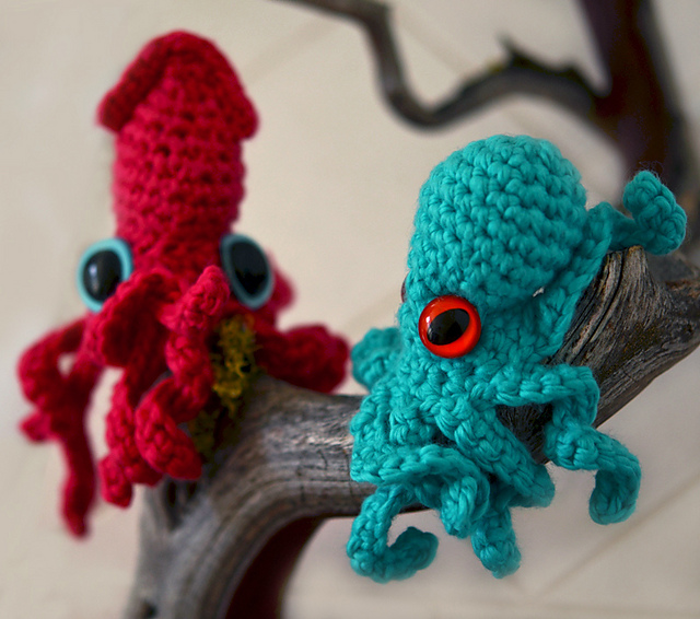 Baby Octopus and Squid