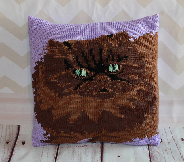 Persian Cat Tortoiseshell Cushion Cover