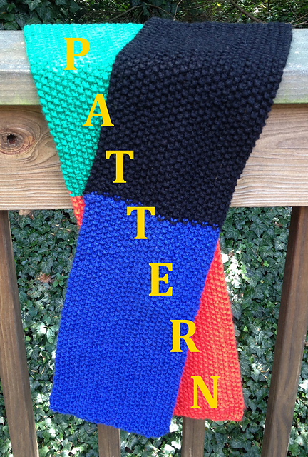 Seed Stitch Scarf