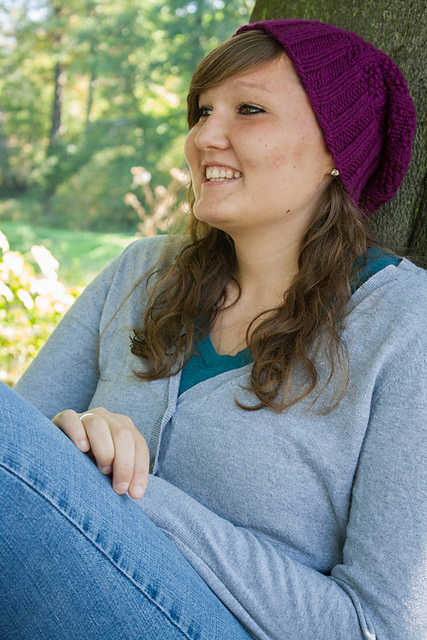 Blocks and Seed Stitch Winter Hat