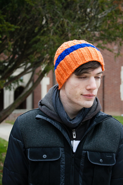 Broken Rib with Twist Winter Hat