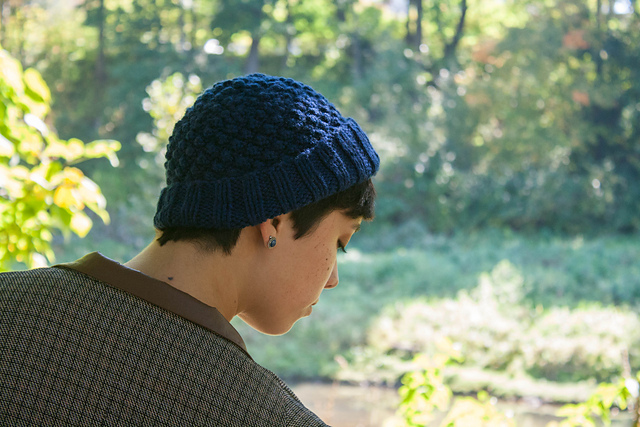 Blackberry Stitch Winter Hat