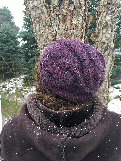 Zig and Zag Cabled Beanie