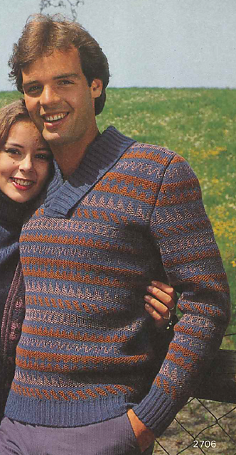 2706 Man´s Fairisle Sweater