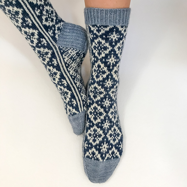 First Snowfall Socks