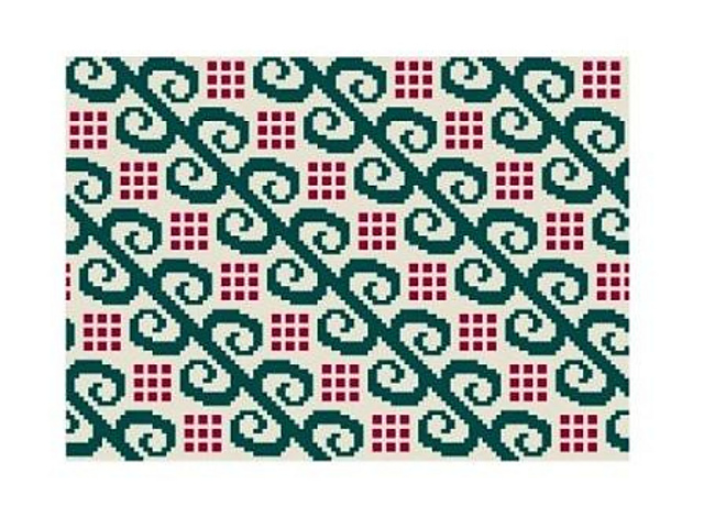Floral Matrix Tapestry Crochet Chart