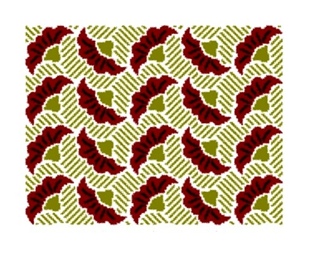 Oriental Fans Tapestry Crochet Chart