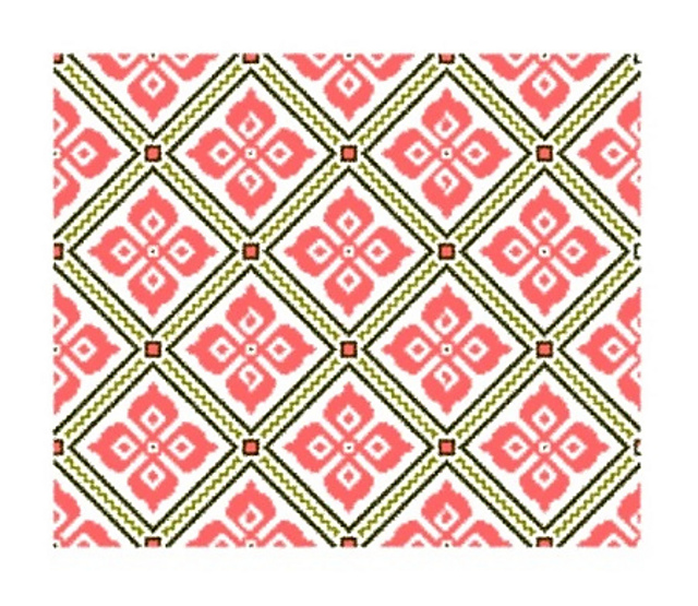 Pink Gentiana Tapestry Crochet Chart