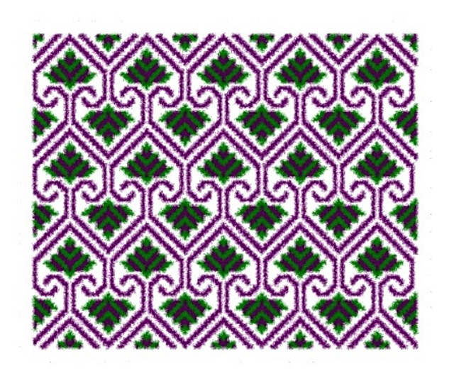 Acanthus Leaves Tapestry Crochet Chart