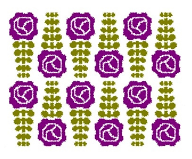 Deco Roses Tapestry Crochet Chart