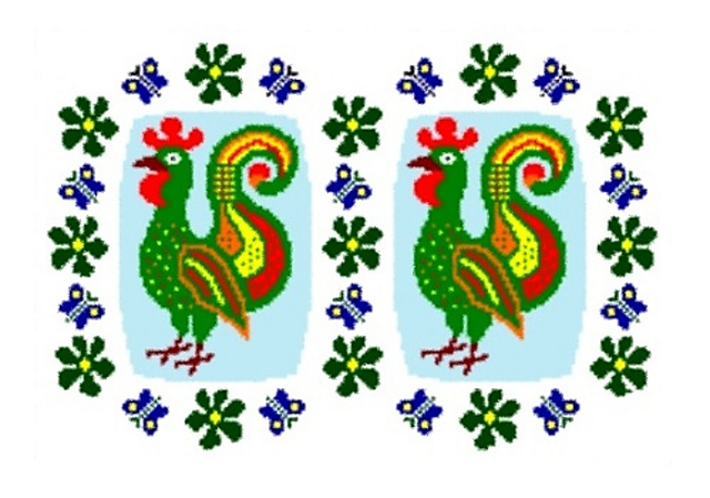 Rooster Tapestry Crochet Chart