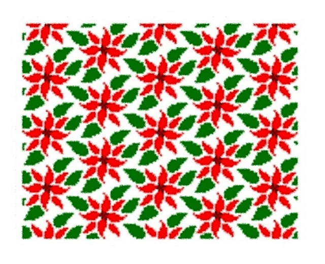 Poinsettia Tapestry Crochet Chart