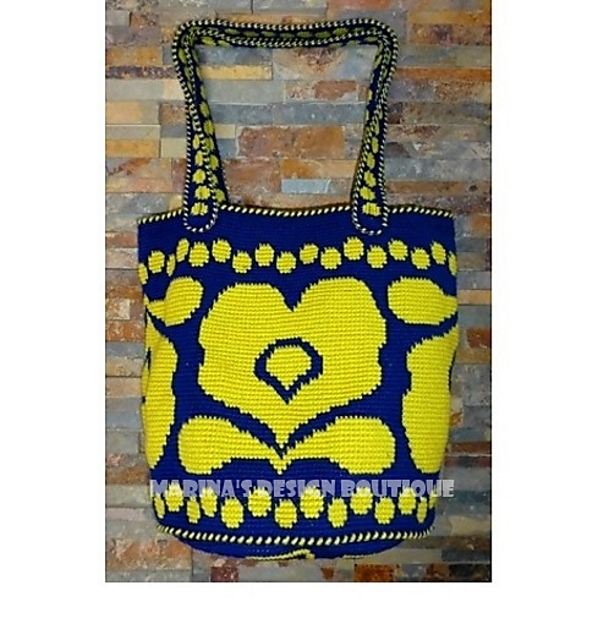 Cat's Eye Flower Tote