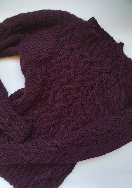 Burgundy sweater