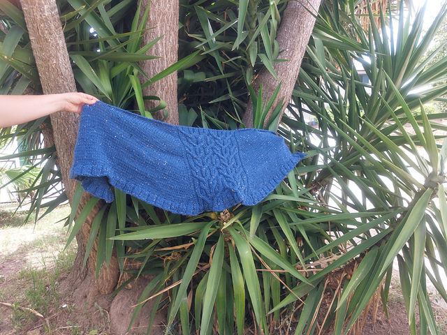 Blue frills