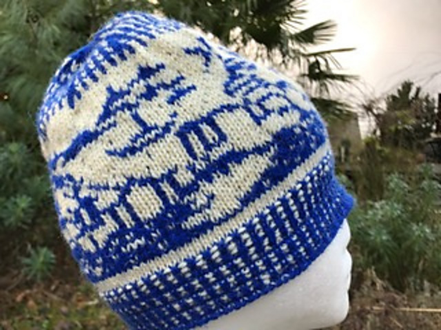 Willow Pattern beanie