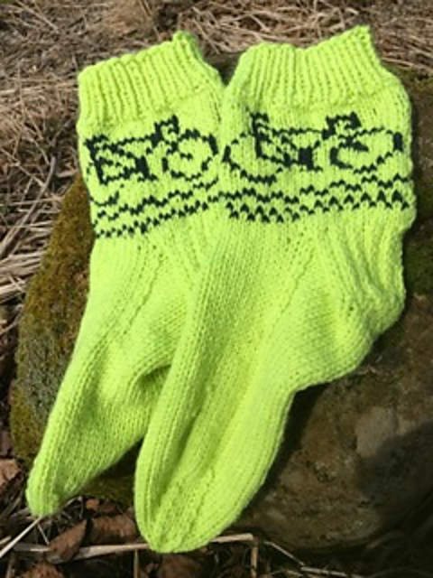 Bike Lovers' Chunky Boot Socks
