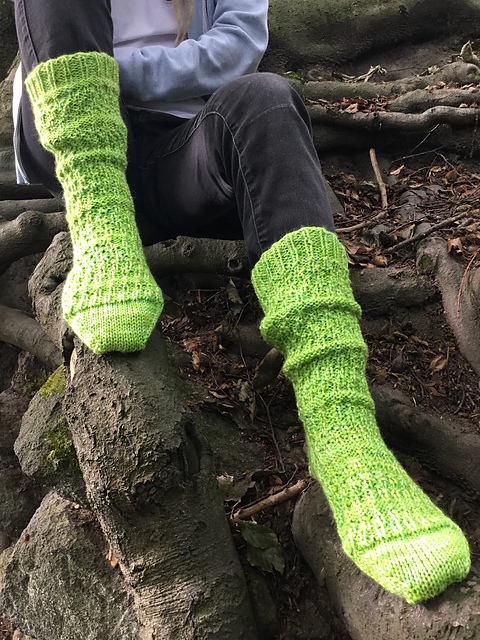 Tracks in the Grass boot socks