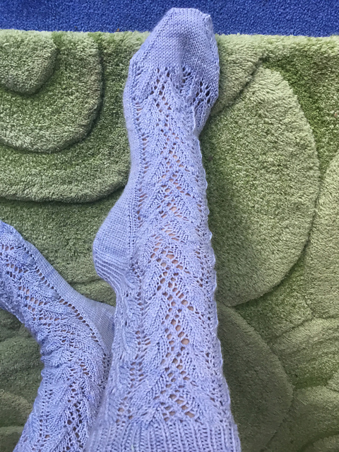 Lavender Flower Socks