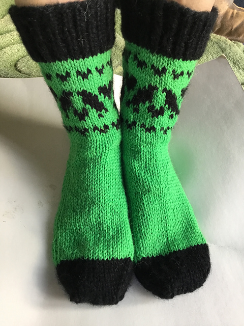 Lovebird Crows Chunky socks