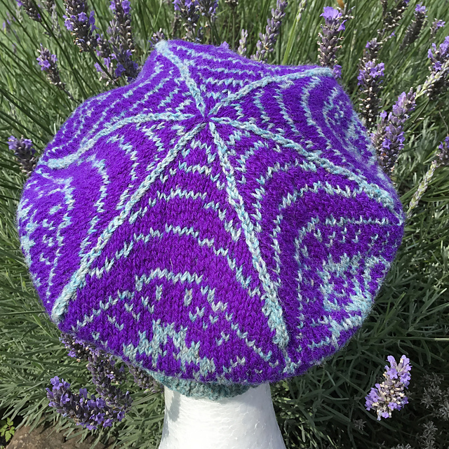 Lavender growing hat