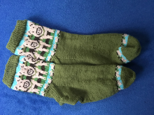 Pigs in the Wood slipper socks