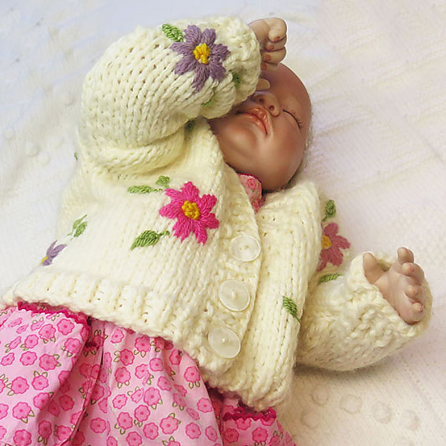 Amelia Embroidered Baby & Child Cardigan