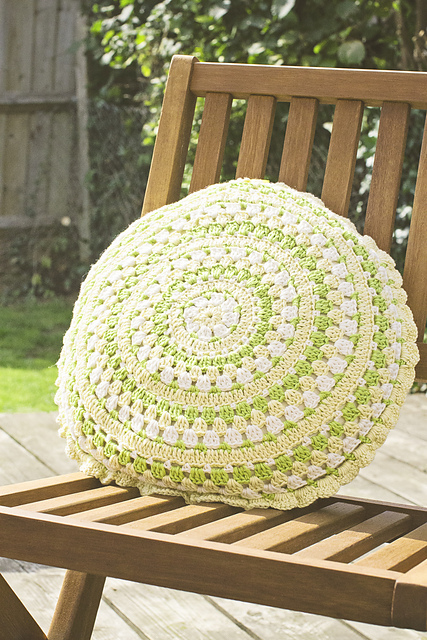 Round Granny Cushion