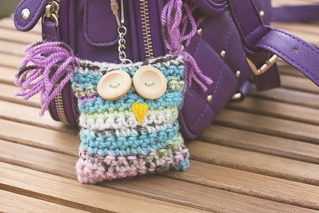Owl Bag Charm & Keyring