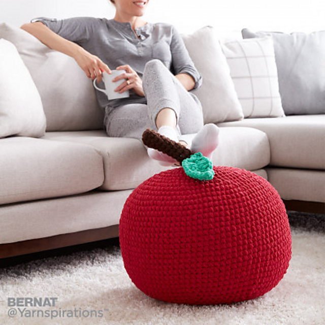 Apple a Day Pouf