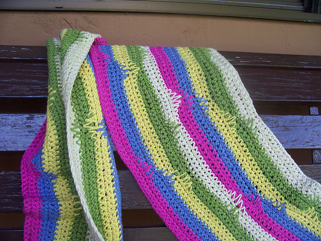 Colorspike! Crochet Scarf 