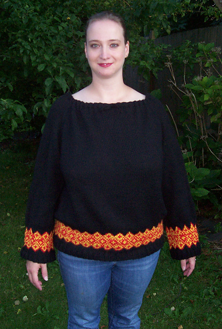 Frida Peasant Blouse Sweater
