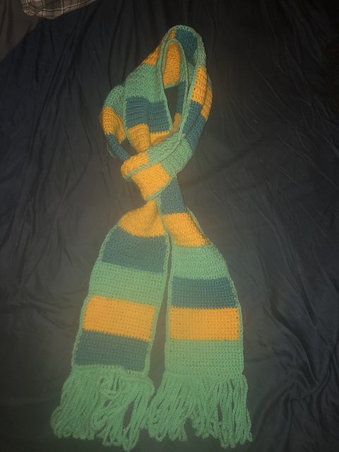 Scrunchy Stripes Scarf