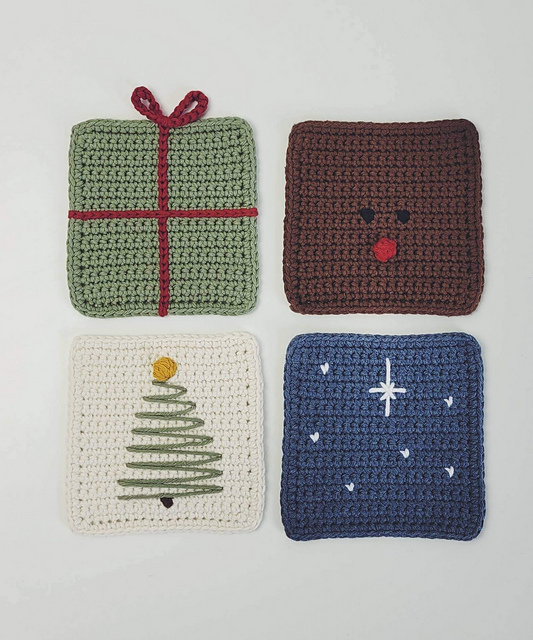 the JALLA Christmas coasters