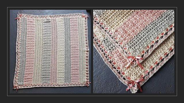 Victorian Lace Baby Shawl