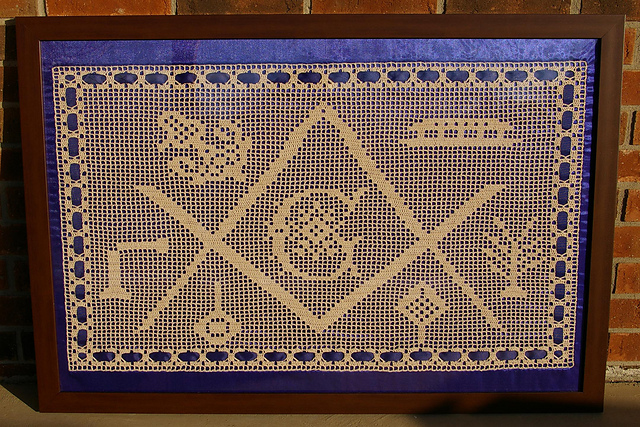 Ravelry: Masonic Pillow Cover pattern by Tower Press