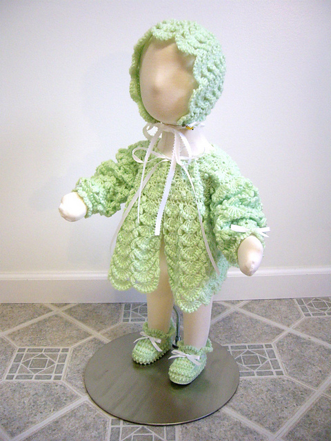 Crocheted Baby Set #1178