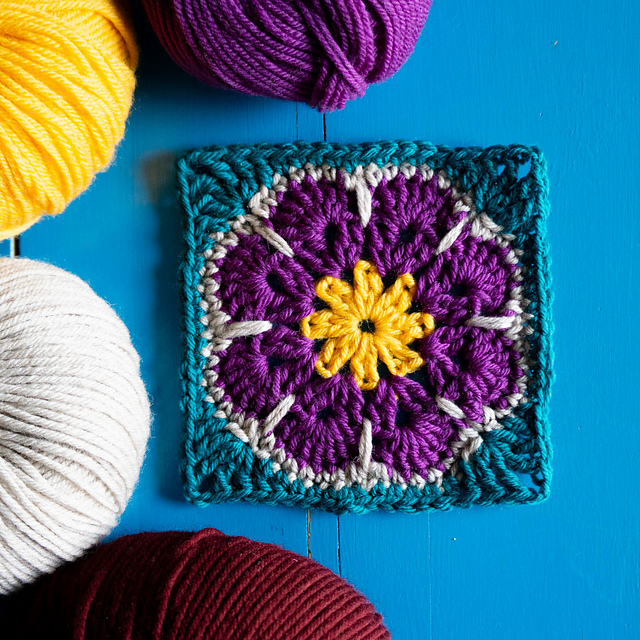 Granny Square - African Flower