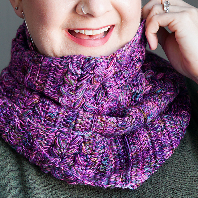 Braids and Bobbles Shawlette