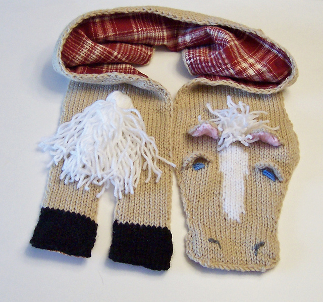 Horse Lover's Knit Scarf