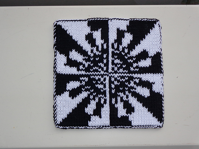 Julia Fatou Fractal Potholder