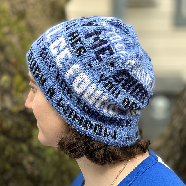 Ravelry: Dear Evan Hansen Lyrical Hat pattern by Samantha 