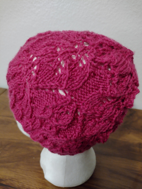 Cranberry Leaves Hat
