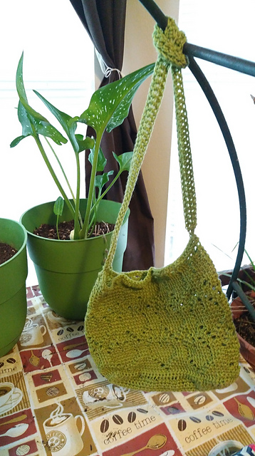 Tunisian Leaf Purse