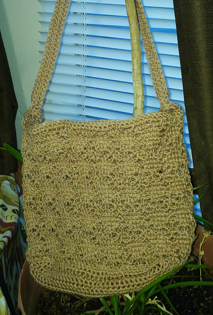 Tunisian Circle Purse