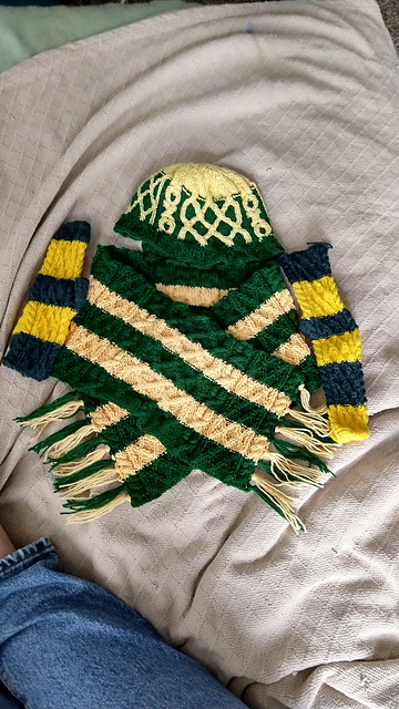 Saxon Cross Scarf and More