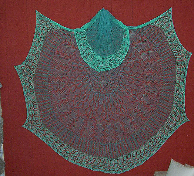 Orchid Leaf Pi Shawl