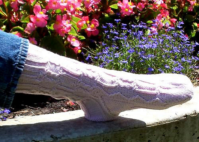 Square Knot Socks for Women