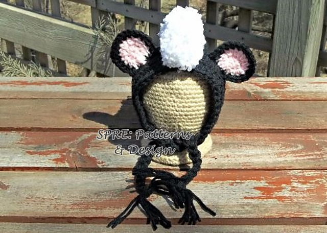 Sasha the Skunk Bonnet